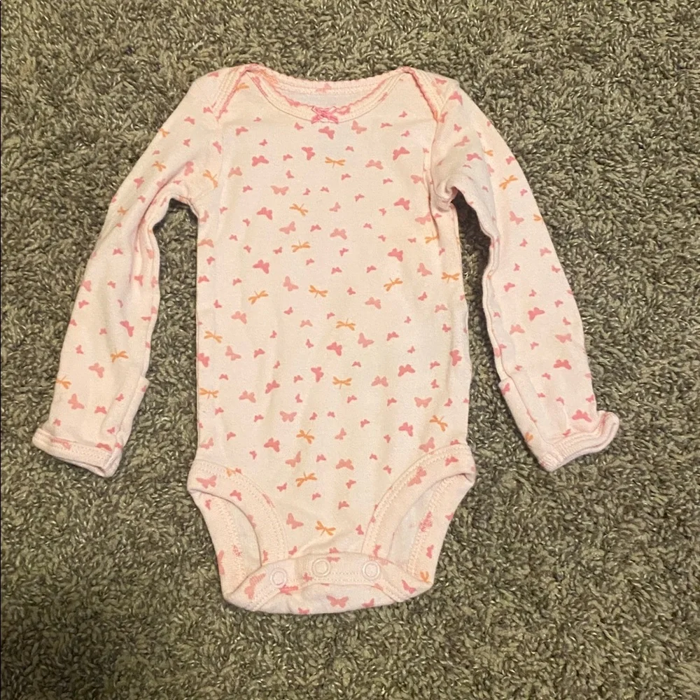 Baby Girl Long Sleeve Onesie Bundle Newborn 5 Pieces